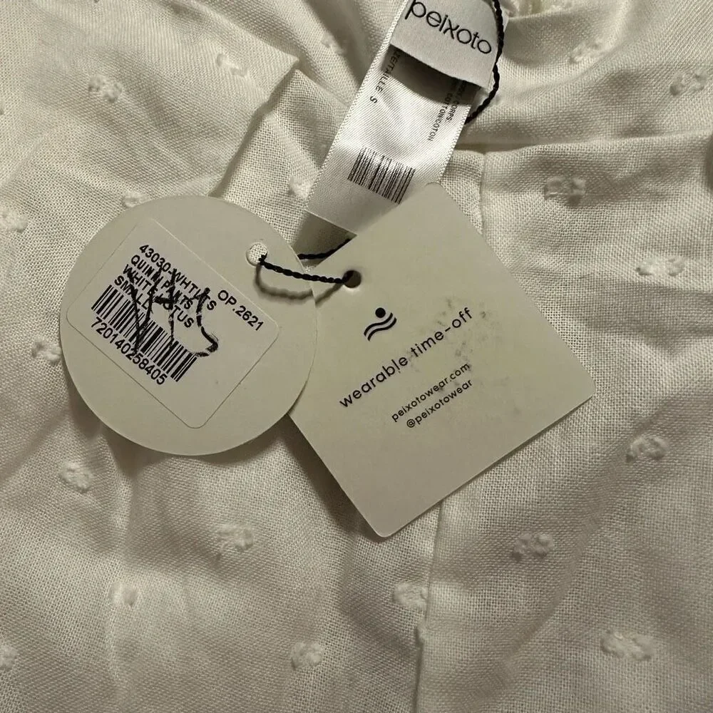 NWT anthropologie Peixoto Quinn’s white pants small